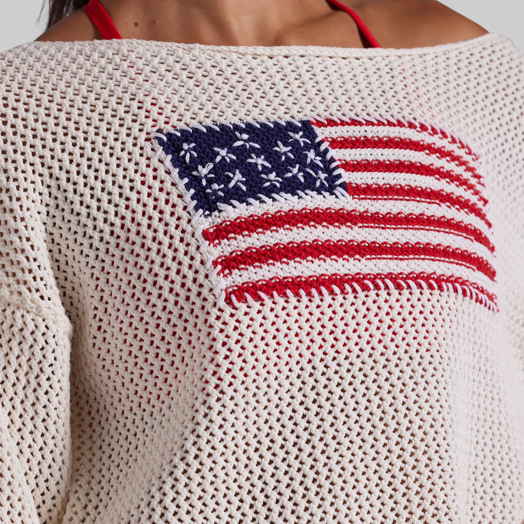 All American Sweater (Ivory) - Image 8