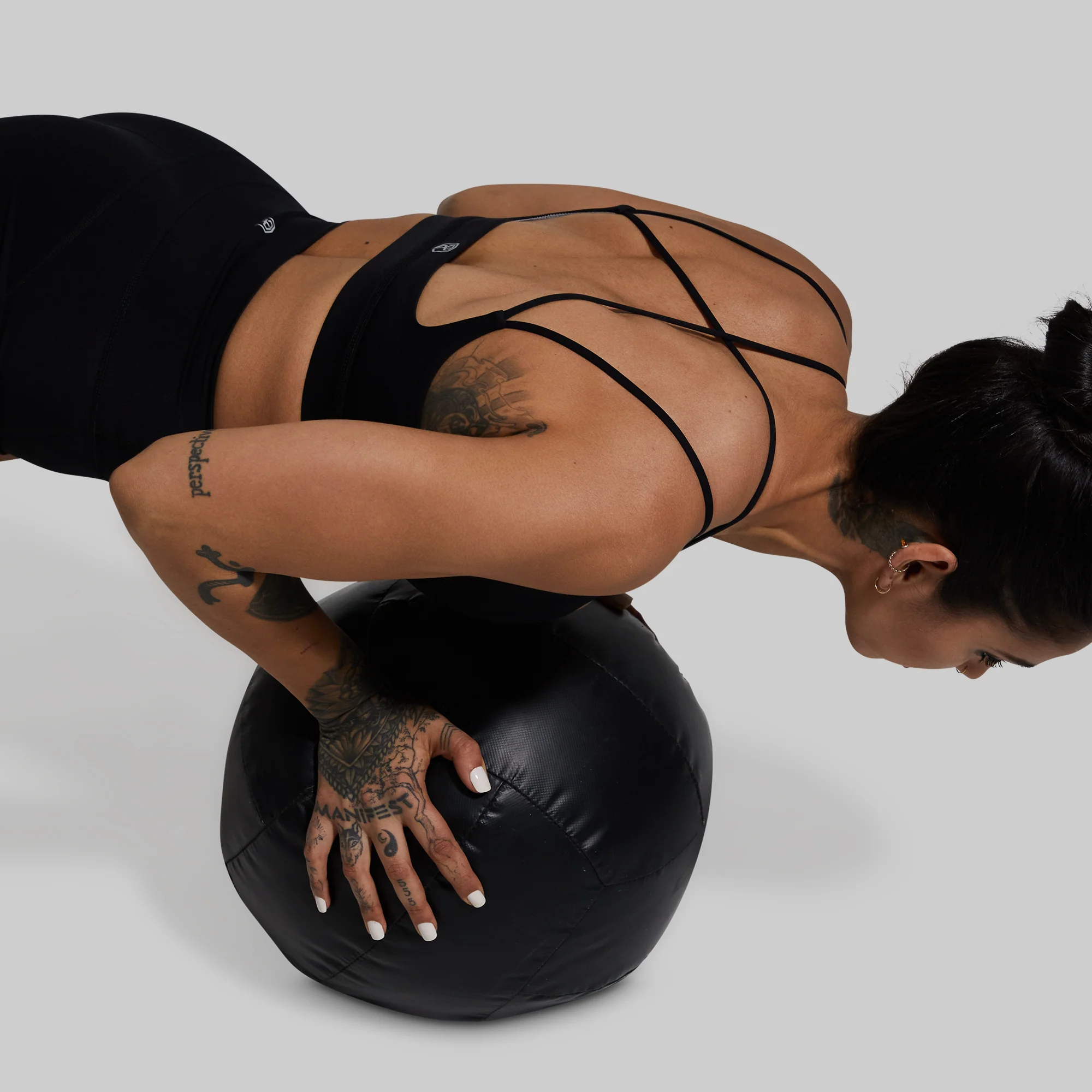 Exhale Sports Bra (Black) - Image 3