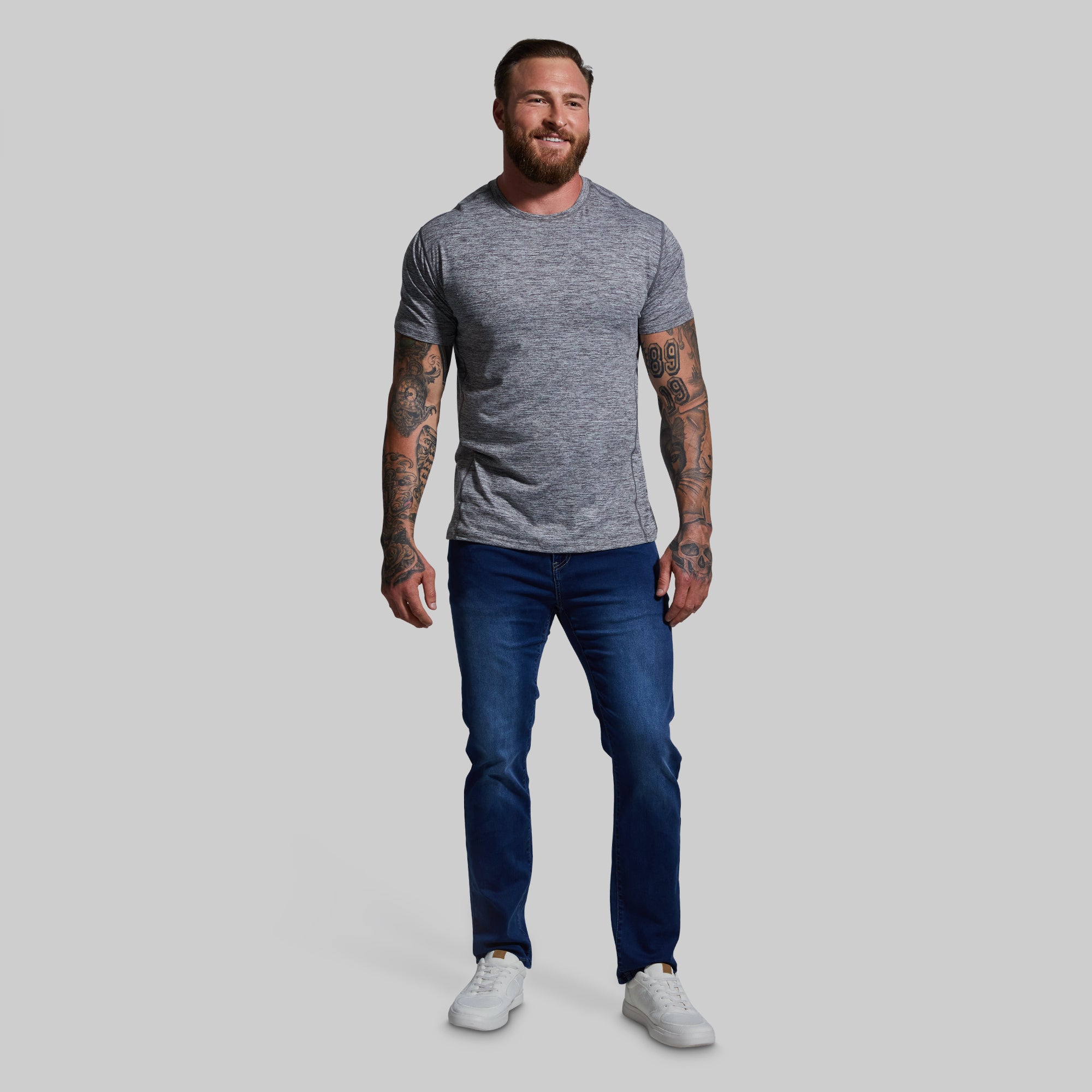 FLEX Stretchy Athletic Fit Jean (Dark Wash) - Image 6