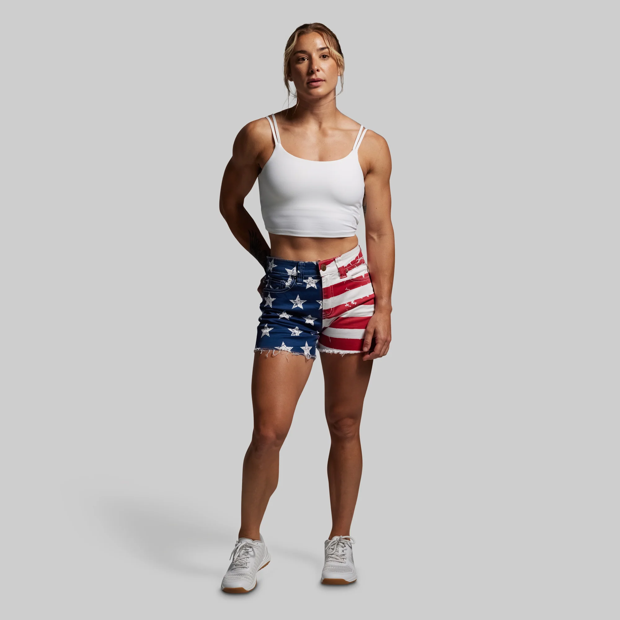 FLEX Stretchy Jean Short (American Flag) - Image 8