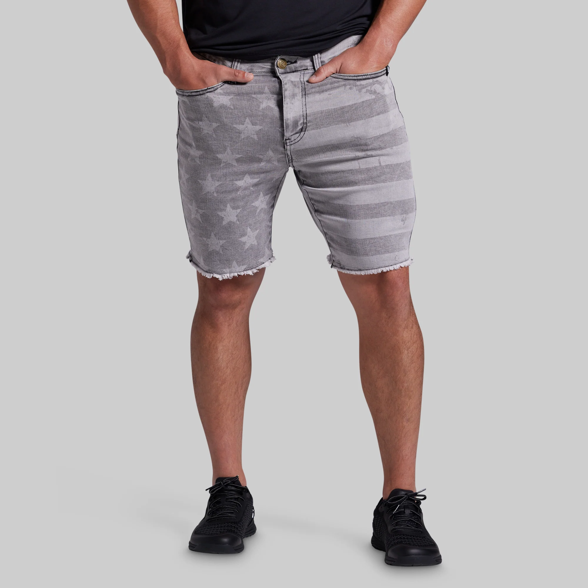 FLEX Stretchy Jort 7" (Ash Americana) - Image 4