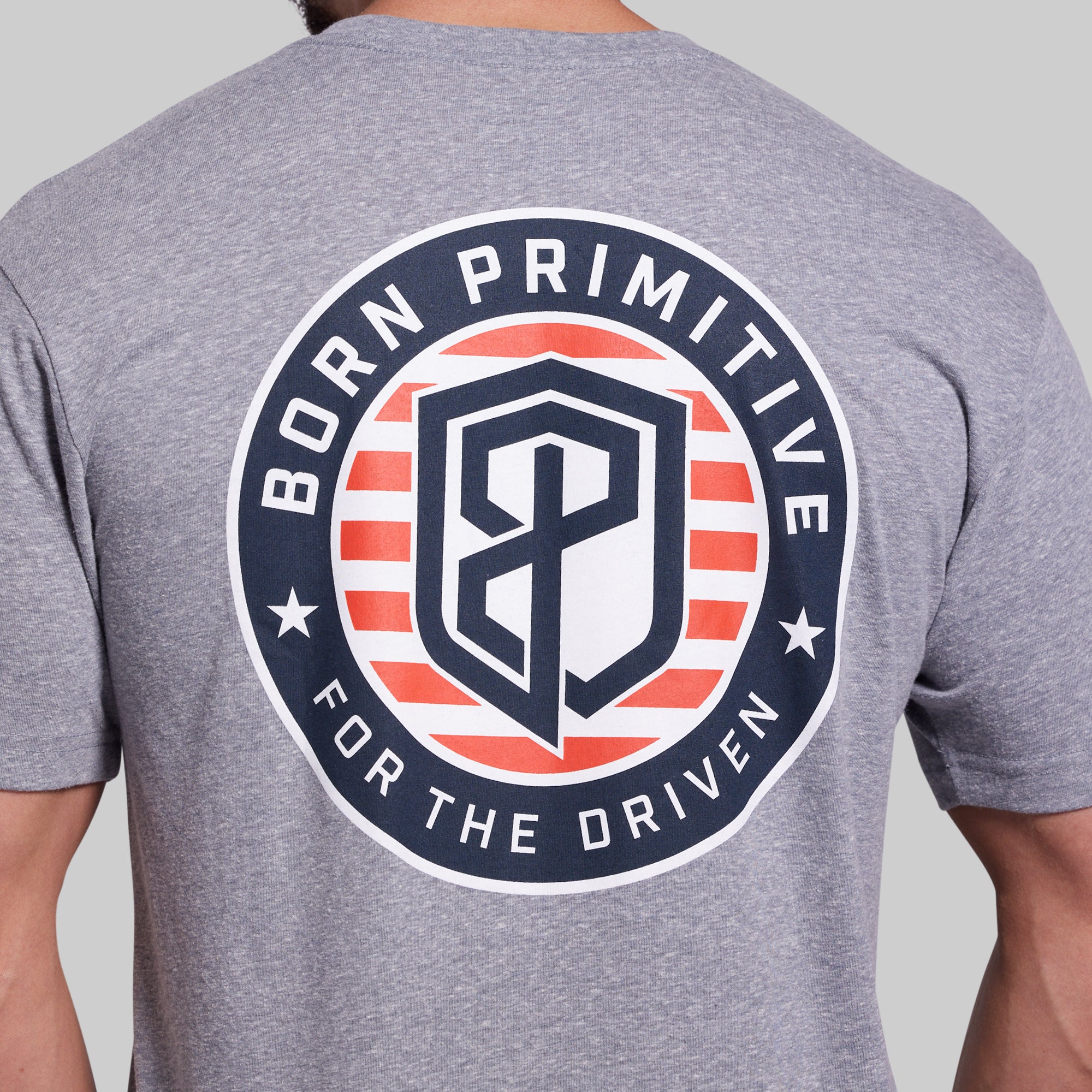 For The Driven Patriot Tee (Heather Grey) - Image 5