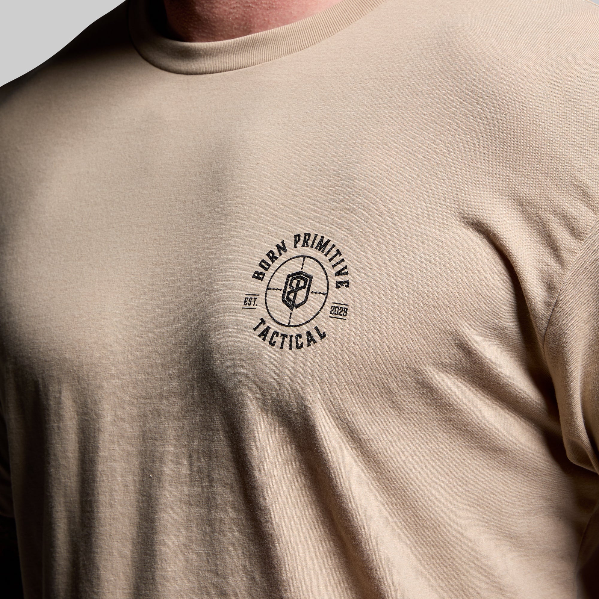 Tactical Skull Tee (Tan) - Image 5