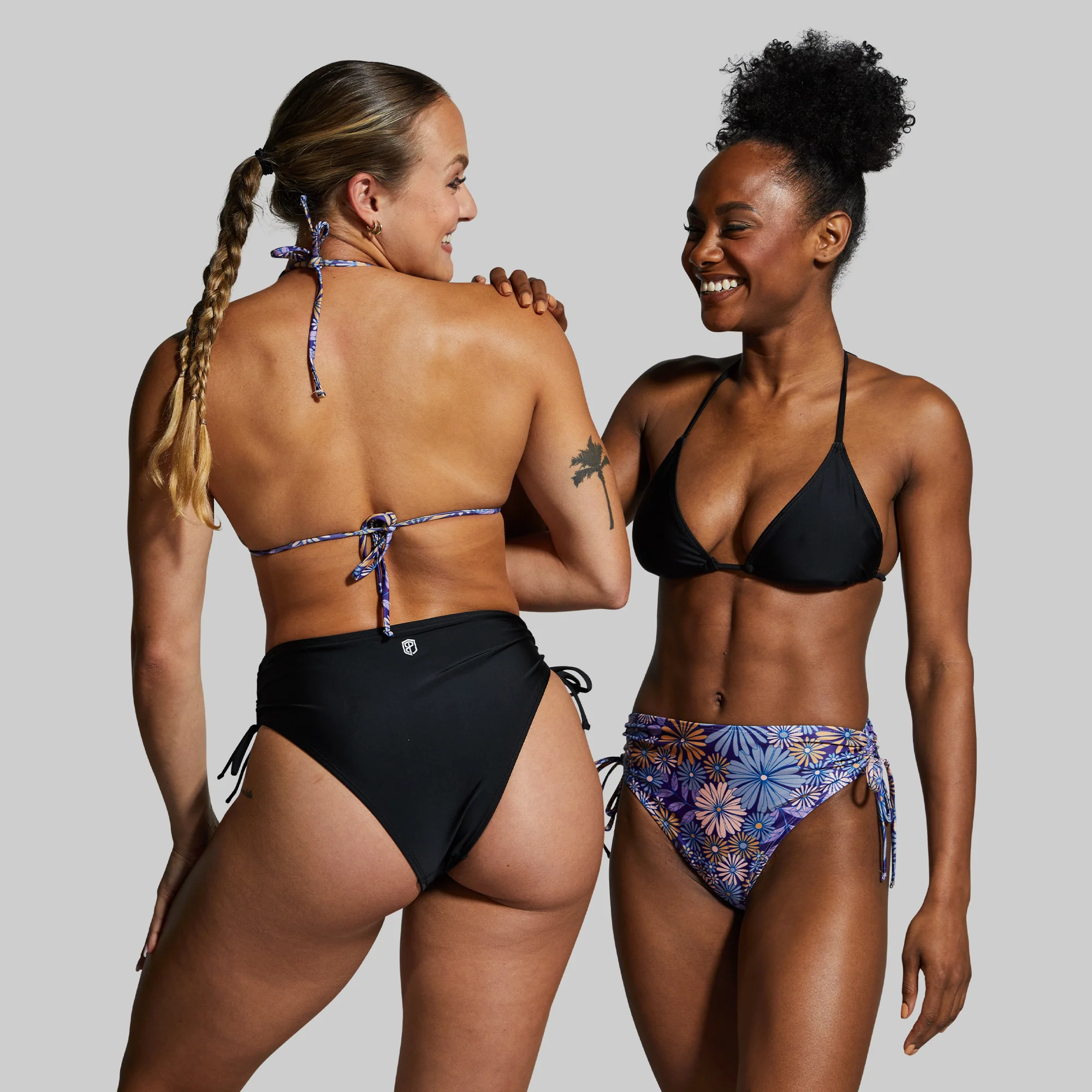 Triangle Bikini Top (Black) - Image 2