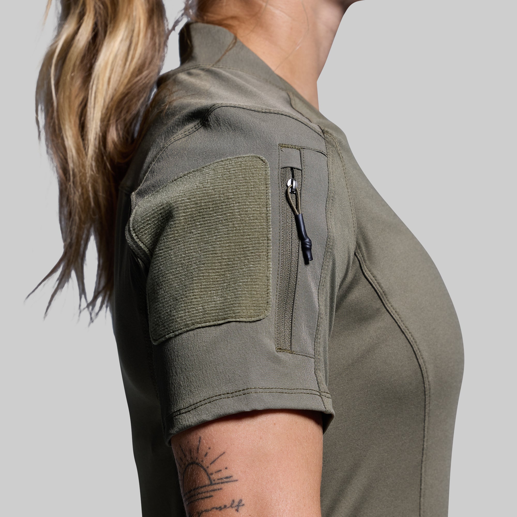 Women's Op Top (OD Green) - Image 3